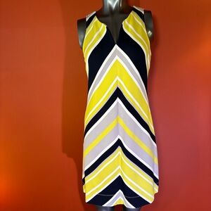 BR x Milly Neon Chevron Mini Dress